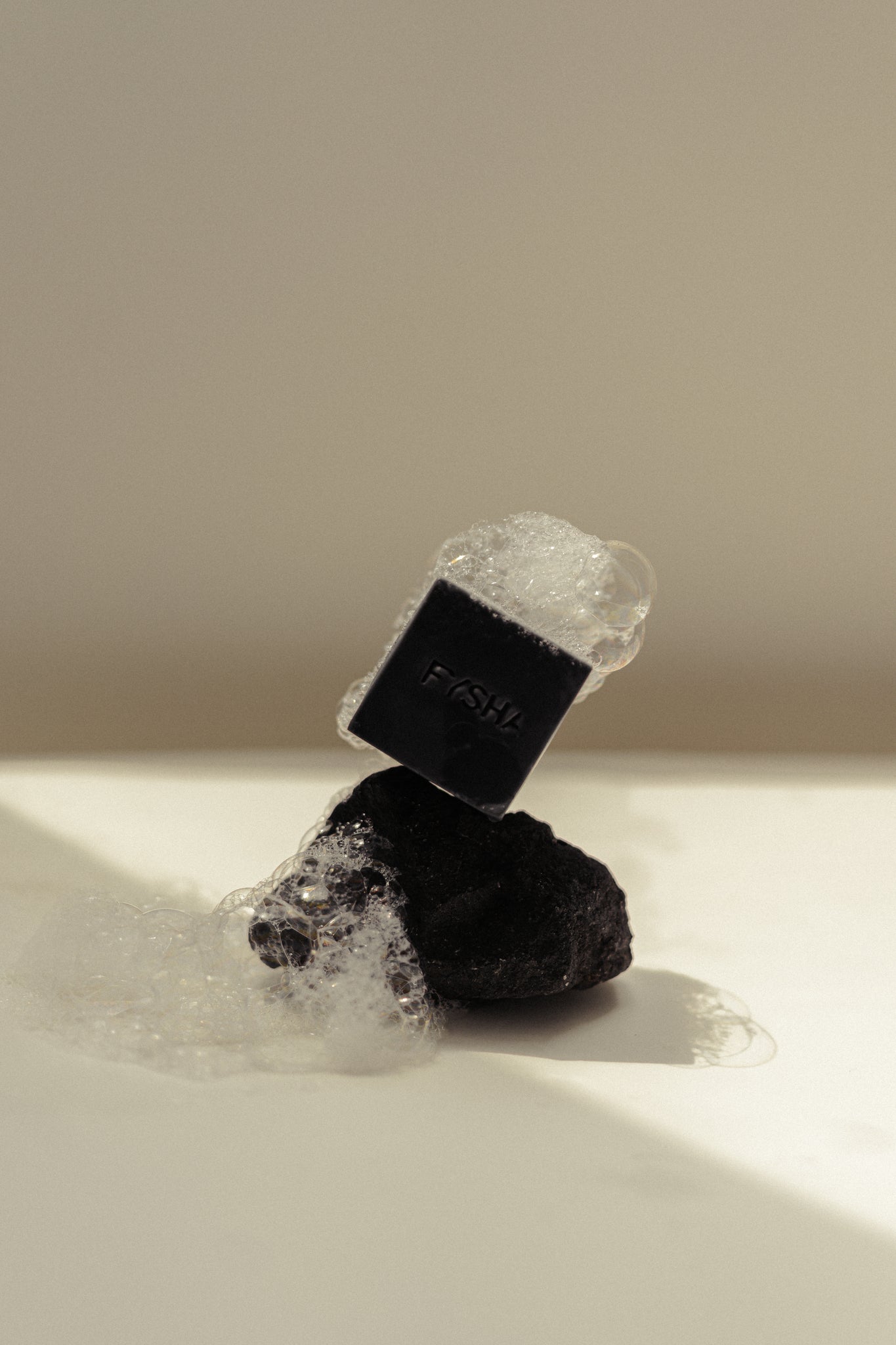 Vegan lemongrass and charcoal detox face and body wash bar